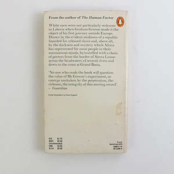 Journey Without Maps by Graham Greene Reprint 1981 Paperback African Travels