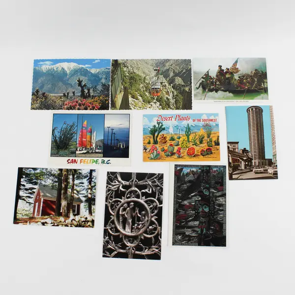 Lot of 12 United States Topographical and Non-Topographical Postcards