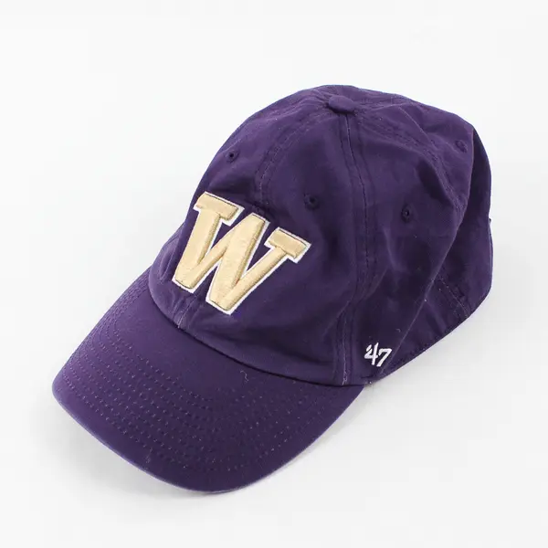 University Of Washington 47 Brand Purple/Yellow Embroidered Baseball Cap One Sz