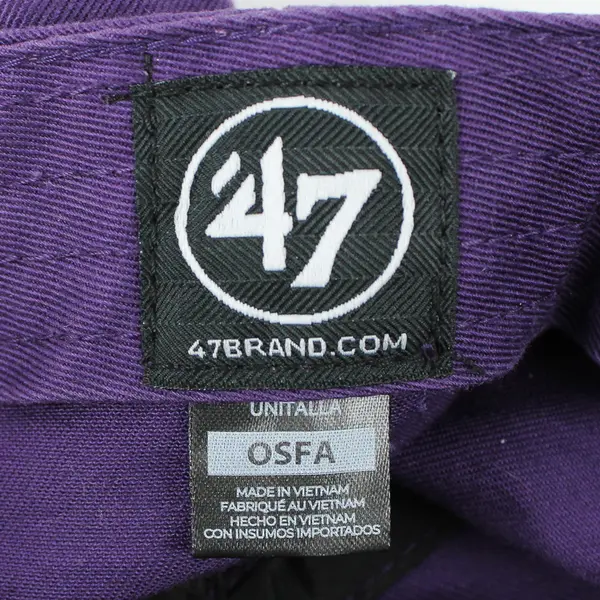 University Of Washington 47 Brand Purple/Yellow Embroidered Baseball Cap One Sz