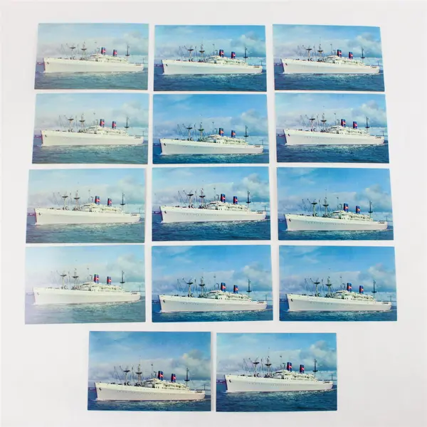 Lot of 14 Blank Ship Postcards SS President Cleveland SS President Wilson 