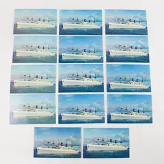 Lot of 14 Blank Ship Postcards SS President Cleveland SS President Wilson 