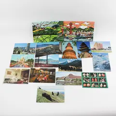 Lot of 21 International Topographical & Non-Topographical Postcards UNUSED