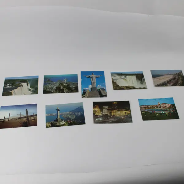 Lot of 9 Vintage South America Topographical Postcards
