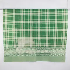 Unbranded Light Green Multi Patterned Rectangle Throw Blanket 67" x 76" FLAWED
