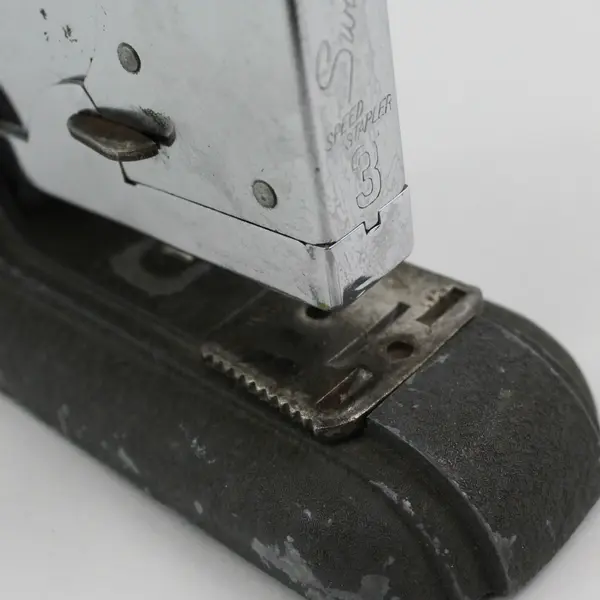 Vintage 1940s Swingline Speed Stapler #3 Gray Made in Long Island NY 