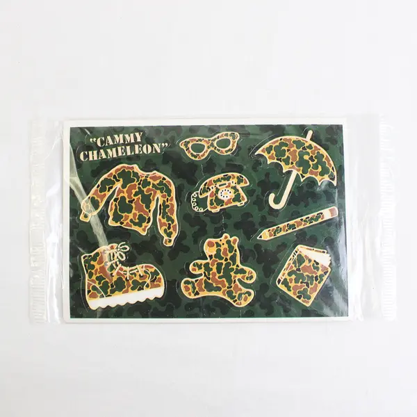 VTG 1984 Hallmark Send A Sticker Postcard Cammy Chameleon