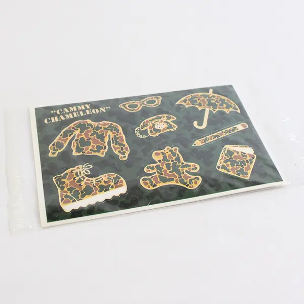 VTG 1984 Hallmark Send A Sticker Postcard Cammy Chameleon