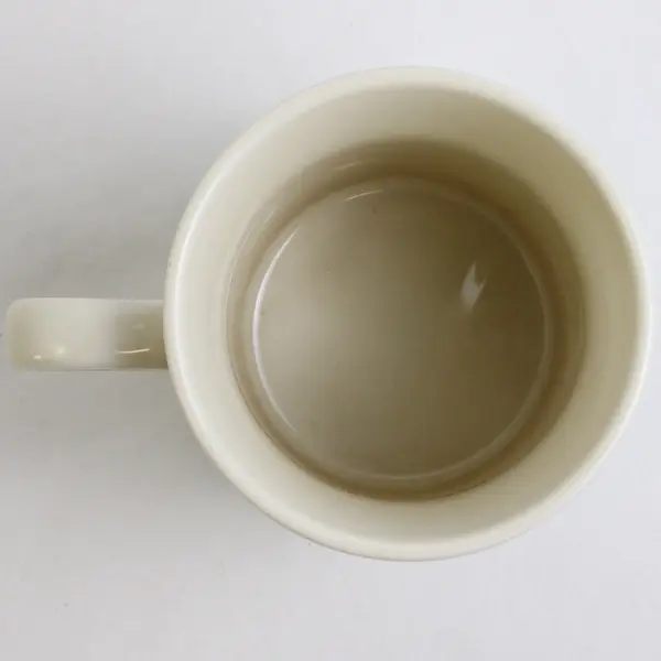  Enesco "Home Is Where The Heart Is" Pastel Ceramic Mug 3.75" Tall 1986