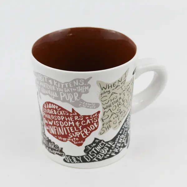 Unemployed Philosophers Guild Literary Cat Mug