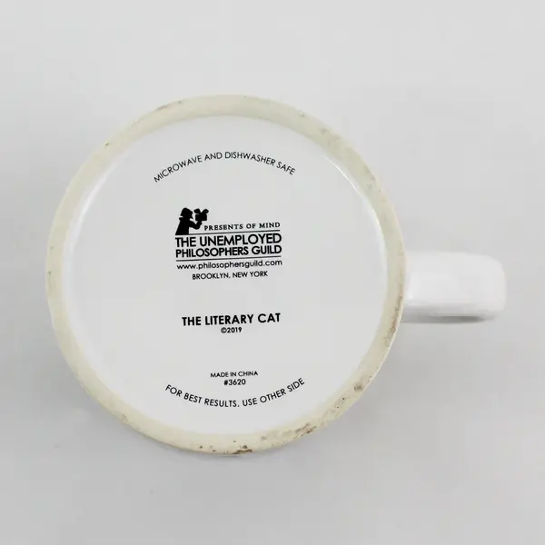 Unemployed Philosophers Guild Literary Cat Mug
