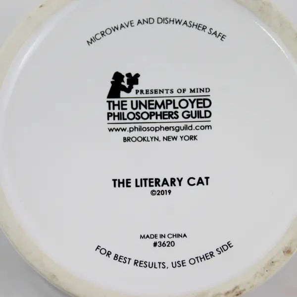 Unemployed Philosophers Guild Literary Cat Mug