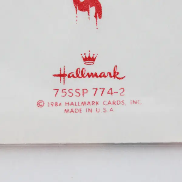 VTG 1984 Hallmark Send A Sticker Postcard Birthday Boogie