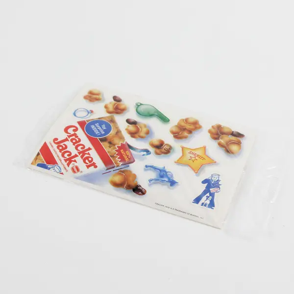 Vintage Hallmark Send A Sticker Postcard Cracker Jack Surprise