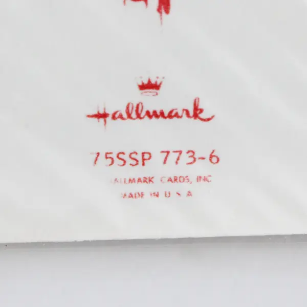 Vintage Hallmark Send A Sticker Postcard Cracker Jack Surprise