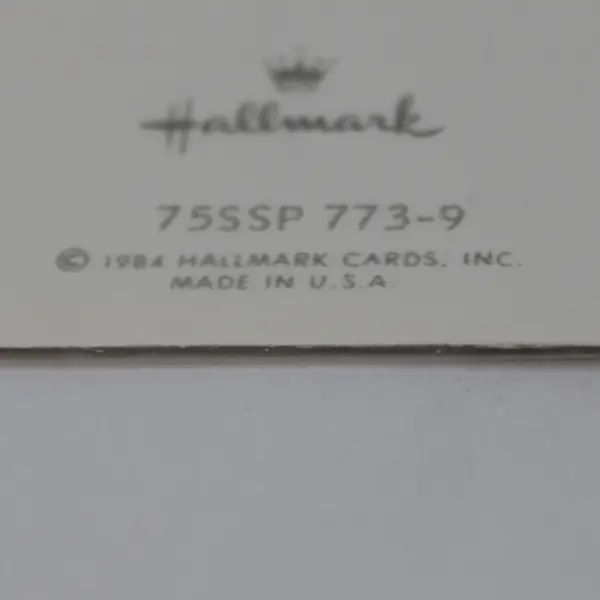 VTG 1984 Hallmark Send A Sticker Postcard Rockin' And Rollin'