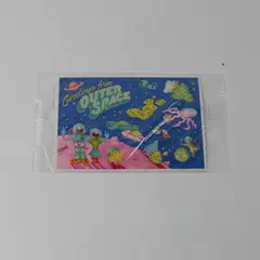 VTG 1984 Hallmark Send A Sticker Postcard Alien-Themed