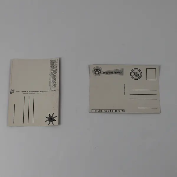 Lot of 2 VTG 1992 Go-Card Danish Martin Nielsen Illustrated Postcards UNPOSTED