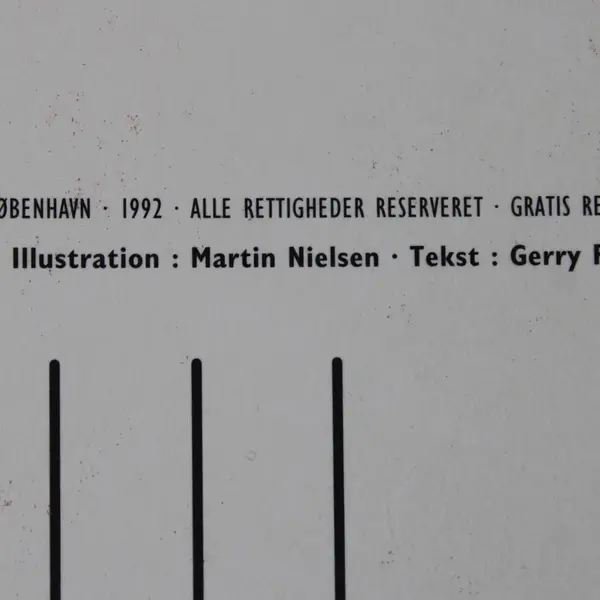 Lot of 2 VTG 1992 Go-Card Danish Martin Nielsen Illustrated Postcards UNPOSTED