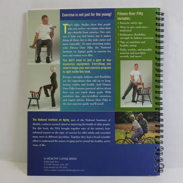 Fitness Over Fifty An Exercise Guide 2003 Spiral Bound PB Special Illustrated Ed