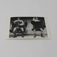 VTG Fotofolio Lisette Model Female Impersonators Postcard UNPOSTED