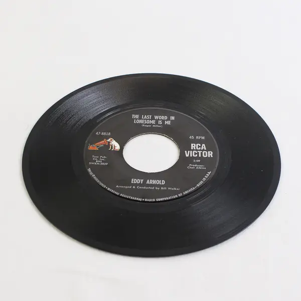 Eddy Arnold 45 The Last Word In Lonesome Is Me /Mary Claire Melvina Rebecca Jane