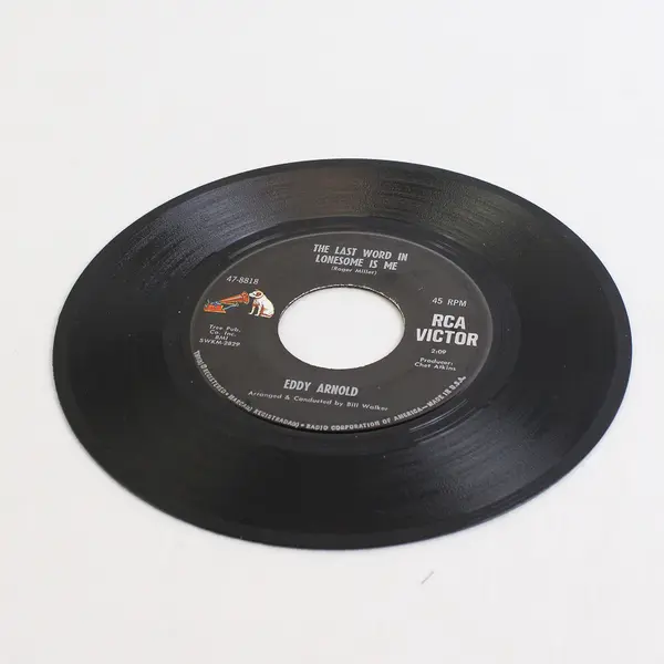 Eddy Arnold 45 The Last Word In Lonesome Is Me /Mary Claire Melvina Rebecca Jane