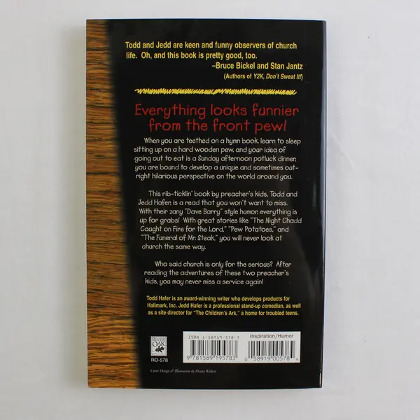 Snickers from the Front Pew by Todd & Jedd Hafer 2000 PB Two Preacher's Kids