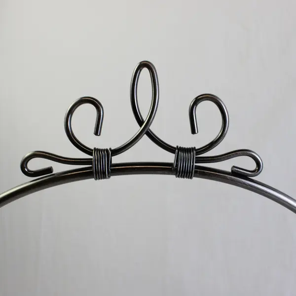 2-Tiered Silver-Tone Pie Rack 20" Kitchen Decor