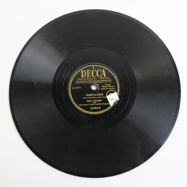 Bing Crosby September Song / Temptation 1946 Decca 23754 78RPM Shellac