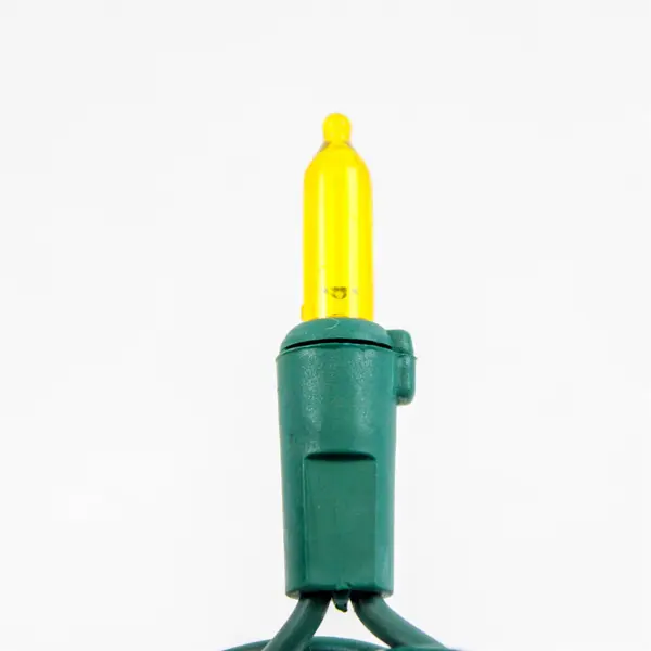 Lot of 2 Strings Multicolor LED Christmas Lights Green Cord TESTED