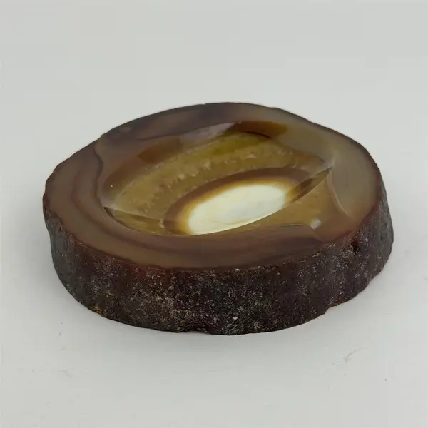 Polished Agate Geode Bar Soap, Ash Tray Or Trinket  Dish