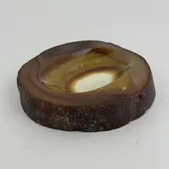 Polished Agate Geode Bar Soap, Ash Tray Or Trinket  Dish