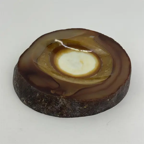 Polished Agate Geode Bar Soap, Ash Tray Or Trinket  Dish
