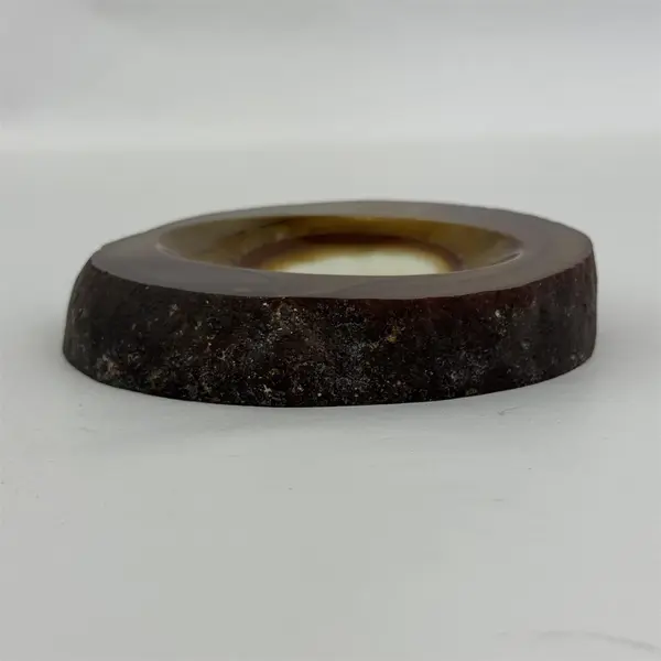 Polished Agate Geode Bar Soap, Ash Tray Or Trinket  Dish