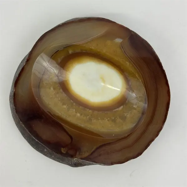 Polished Agate Geode Bar Soap, Ash Tray Or Trinket  Dish