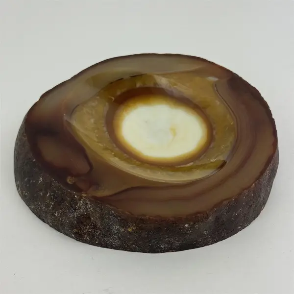Polished Agate Geode Bar Soap, Ash Tray Or Trinket  Dish