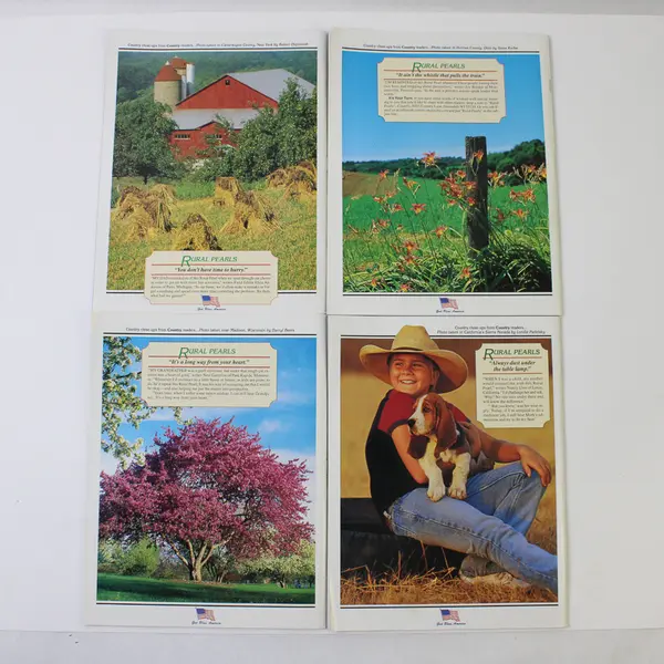 Lot of 4 Country Magazine Issues Apr/May Jun/Jul Aug/Sept & Oct/Nov 2002
