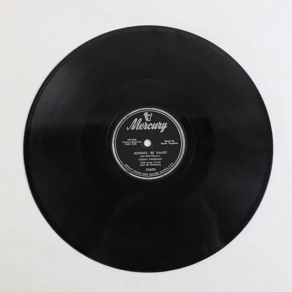  10"  Sarah Vaughan Mercury 70693‎ Johnny, Be Smart/ Hey Naughty Papa