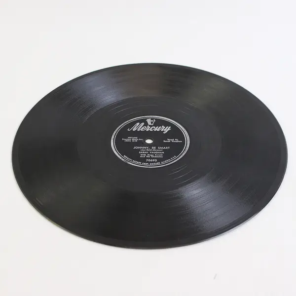  10"  Sarah Vaughan Mercury 70693‎ Johnny, Be Smart/ Hey Naughty Papa