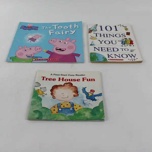 Lot of 3 Children's Early Reader Books 2 Scholastic 1 Fresh Start Easy Reader PB