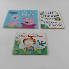 Lot of 3 Children's Early Reader Books 2 Scholastic 1 Fresh Start Easy Reader PB