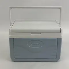  Coleman 5 Qt. Mini  Flip Lid Six Pack Cooler Lunchbox  5205 Light Blue White