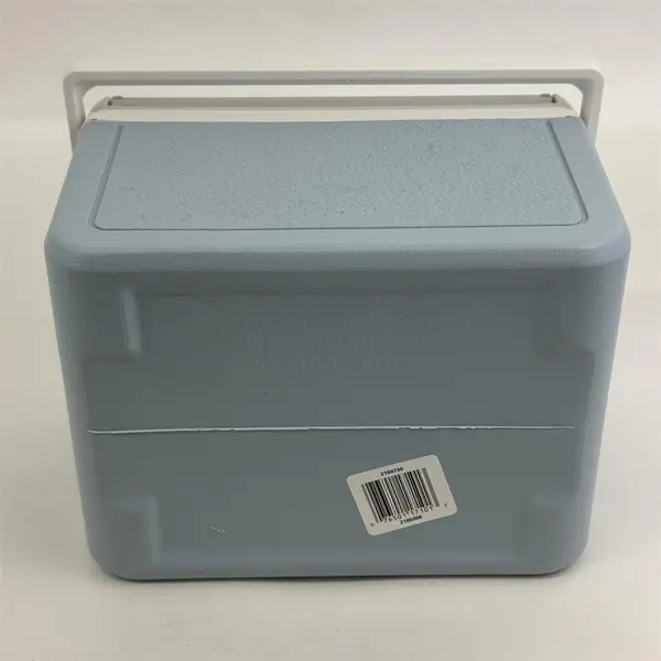  Coleman 5 Qt. Mini  Flip Lid Six Pack Cooler Lunchbox  5205 Light Blue White