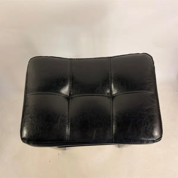 Set of 3 Black Pleather Coaster 30 Inch Barstools - Local Pickup Only