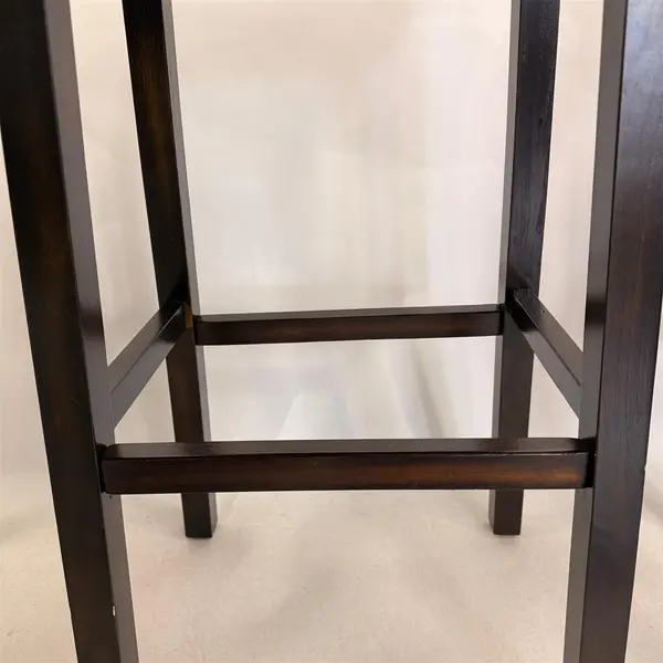 Set of 3 Black Pleather Coaster 30 Inch Barstools - Local Pickup Only