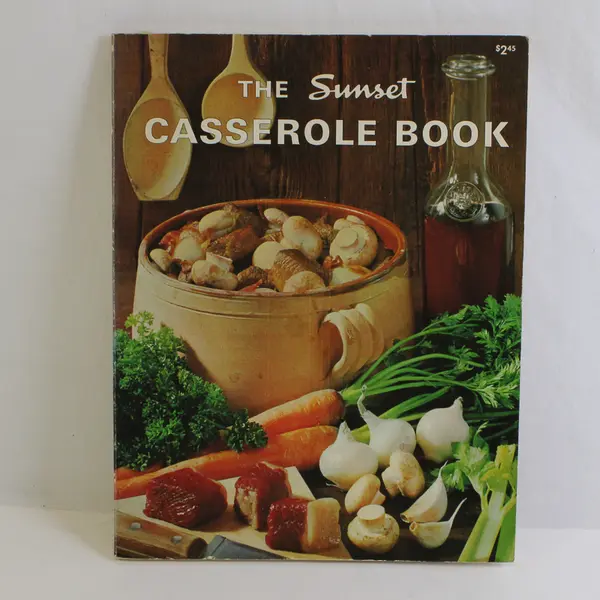 Vintage The Sunset Casserole Book 1977 Paperback Illustrated Cookbook