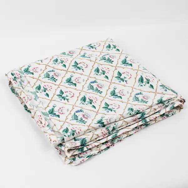 Unbranded Multicolor Floral Pattern Fabric Tablecloth 49.5" x 51"