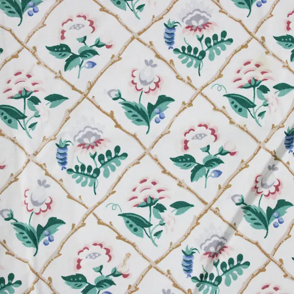 Unbranded Multicolor Floral Pattern Fabric Tablecloth 49.5" x 51"