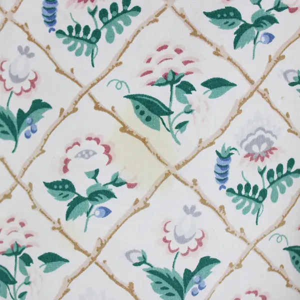 Unbranded Multicolor Floral Pattern Fabric Tablecloth 49.5" x 51"